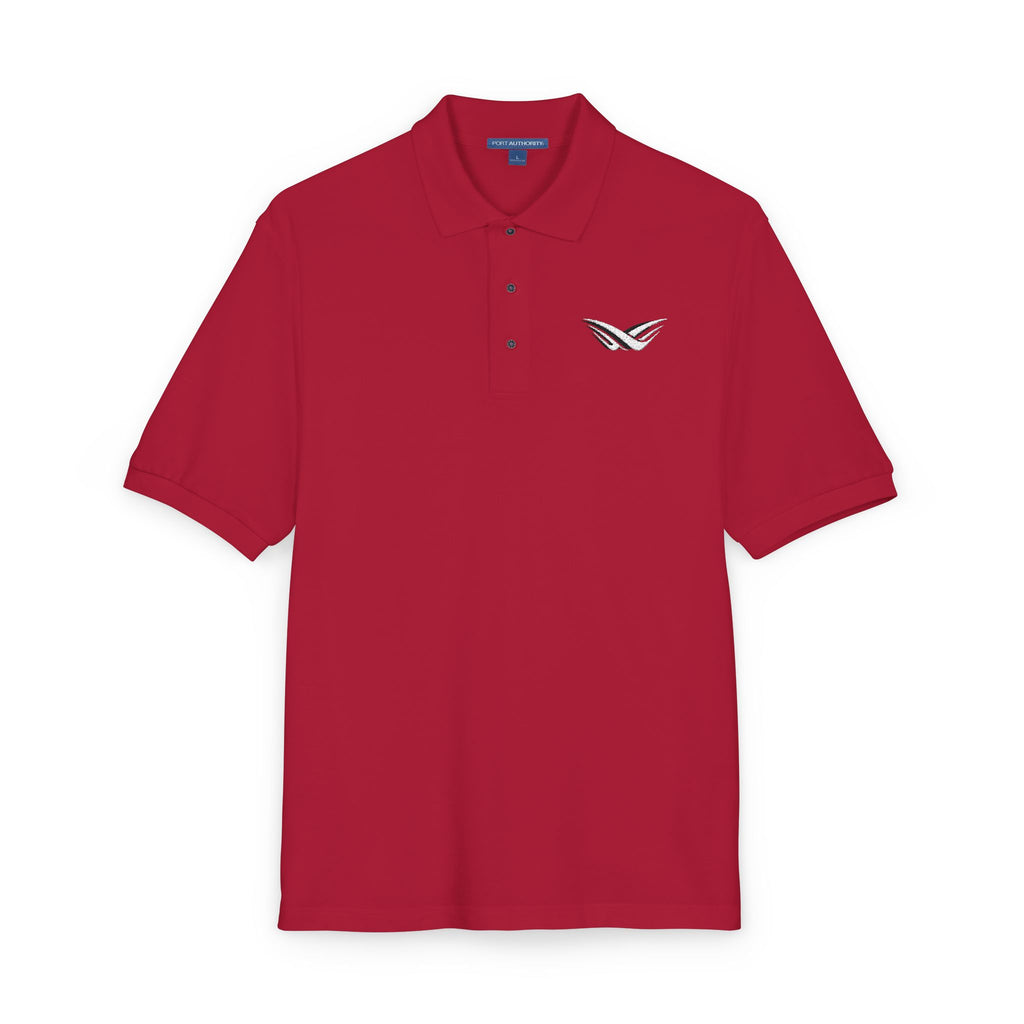 Embroidered Wing Logo Polo Shirt — Classic Lightweight Golf & Casual Polo