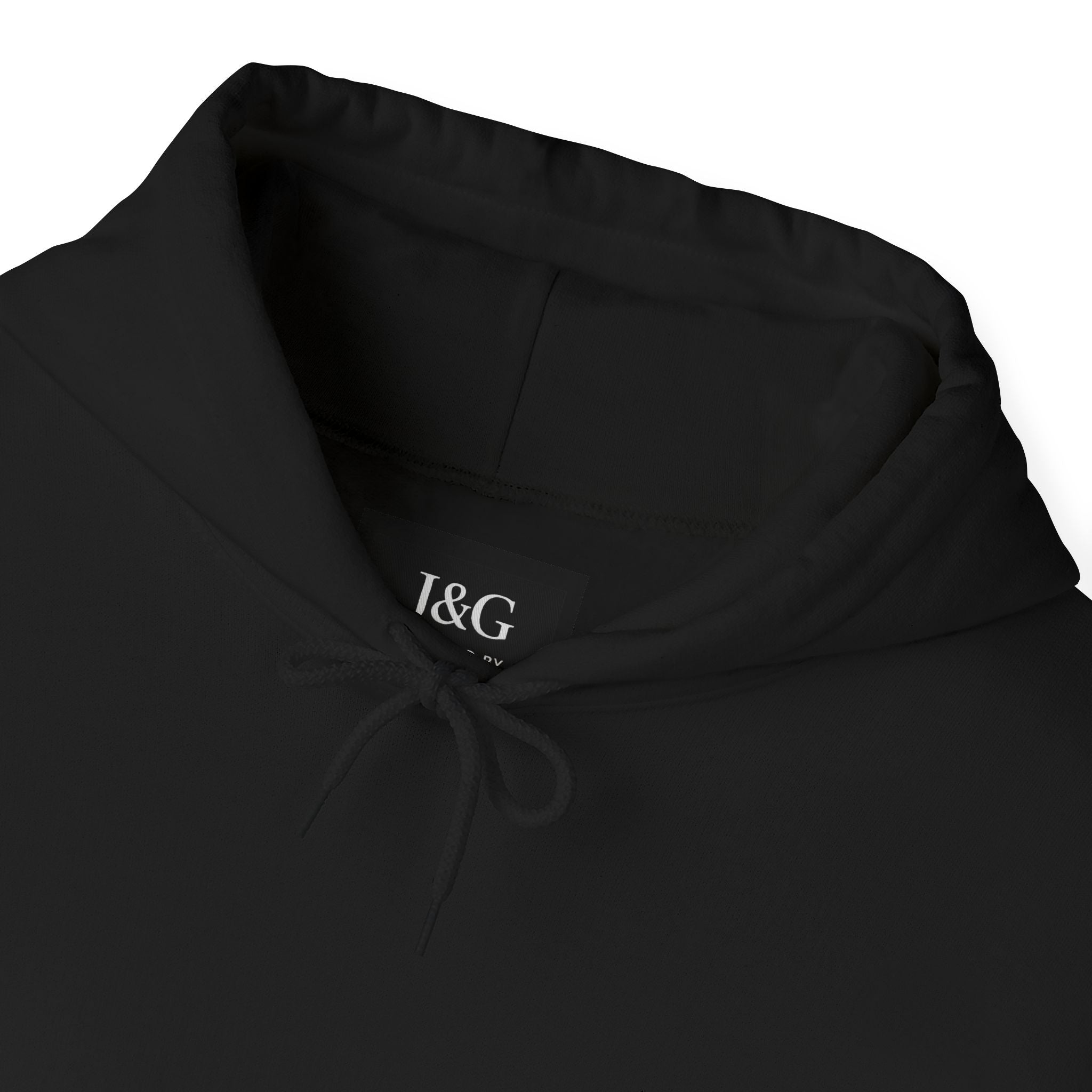 JNG Essential Hoodie — Minimalist Premium Pullover with White Logo