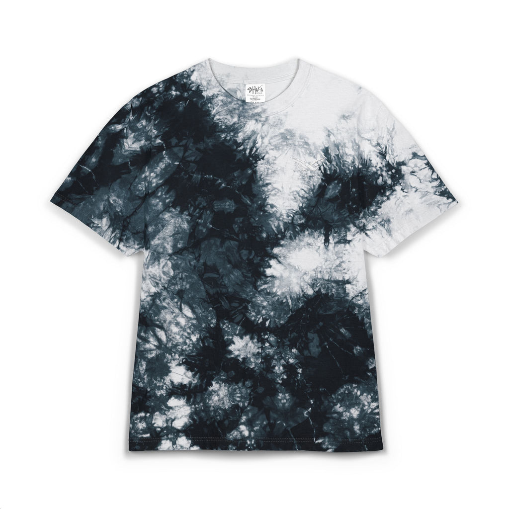 Tie-Dye Spiral Embroidered T-Shirt