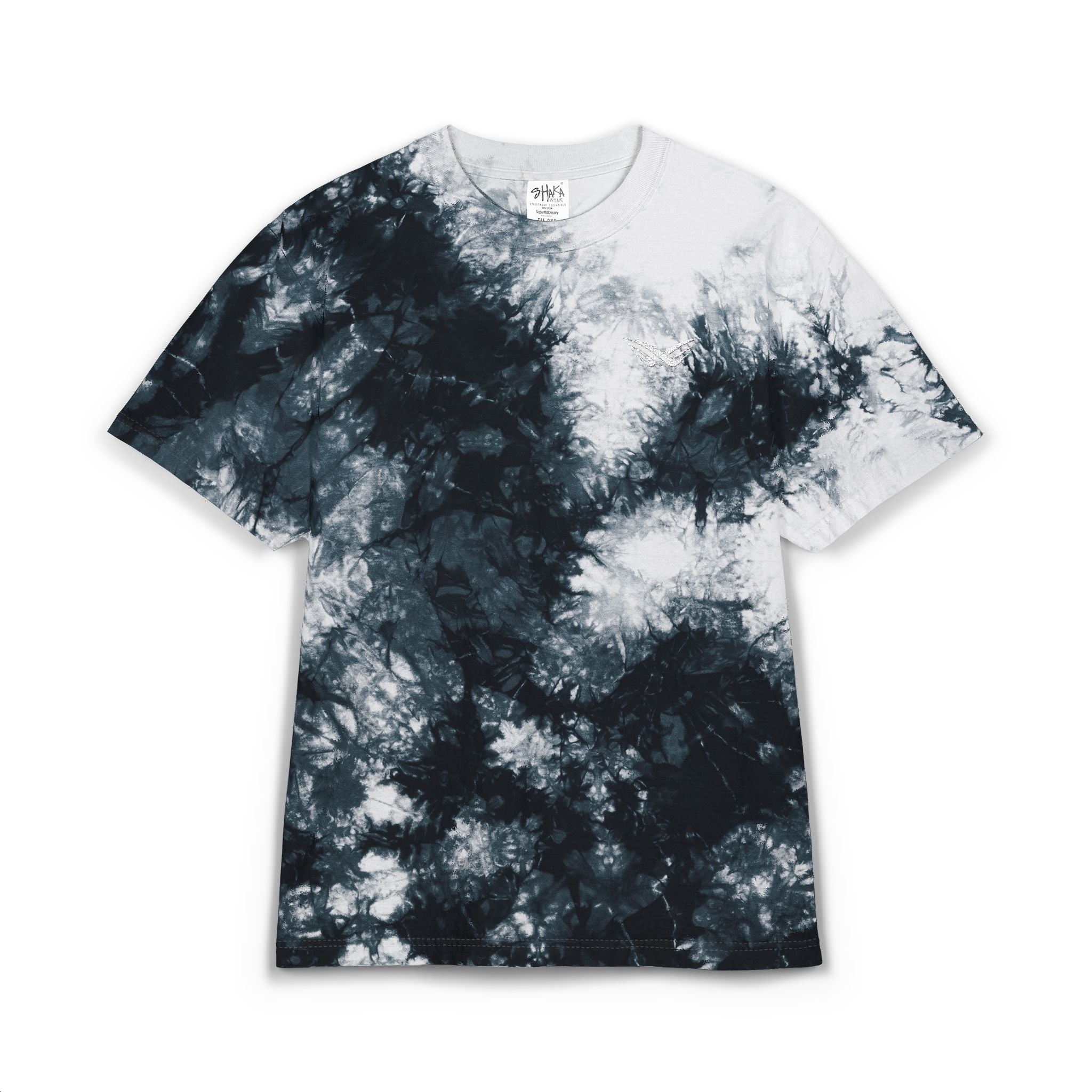 Tie-Dye Spiral Embroidered T-Shirt