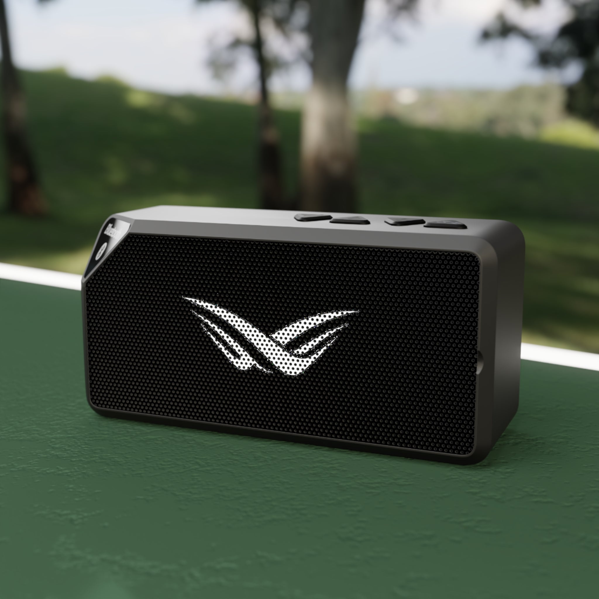 Bluetooth Portable Speaker — Compact Wireless Speaker with Logo Grill, Travel & Outdoor Ready