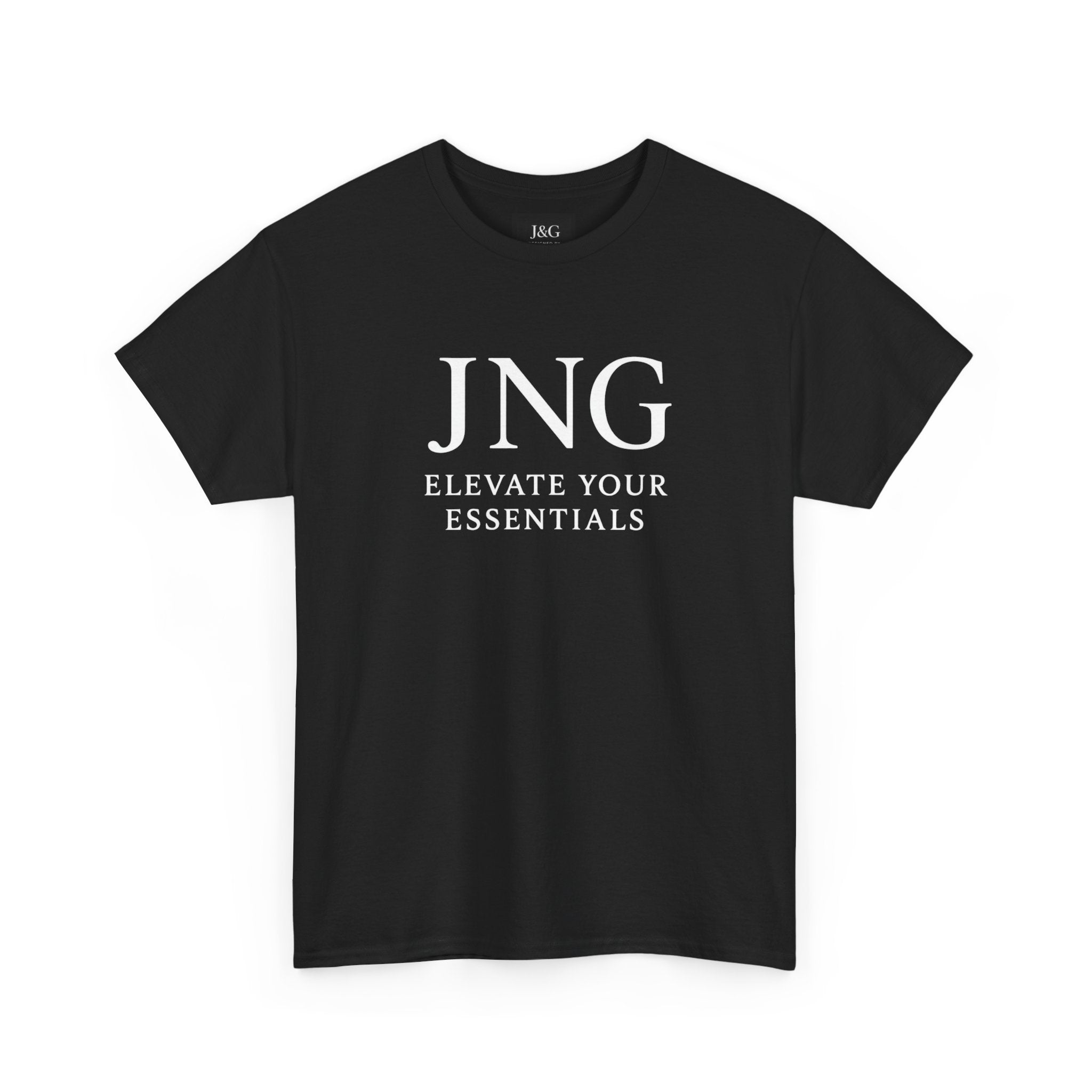 JNG “Elevate Your Essentials” Tee  Minimalist Premium Logo T-Shirt