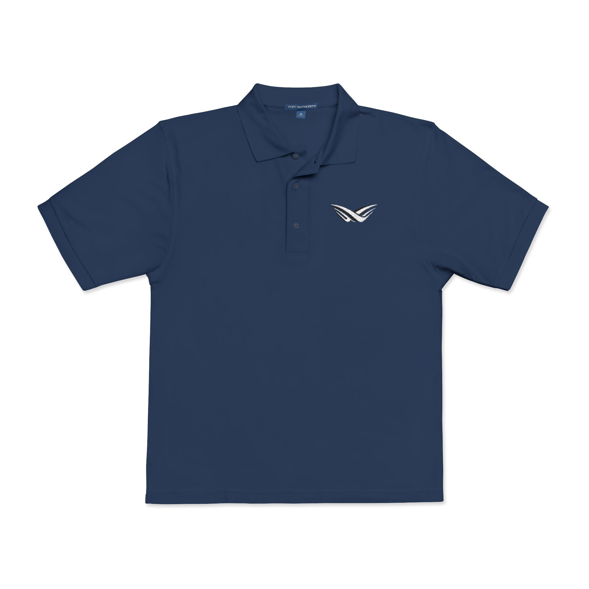 Embroidered Wing Logo Polo Shirt — Classic Lightweight Golf & Casual Polo