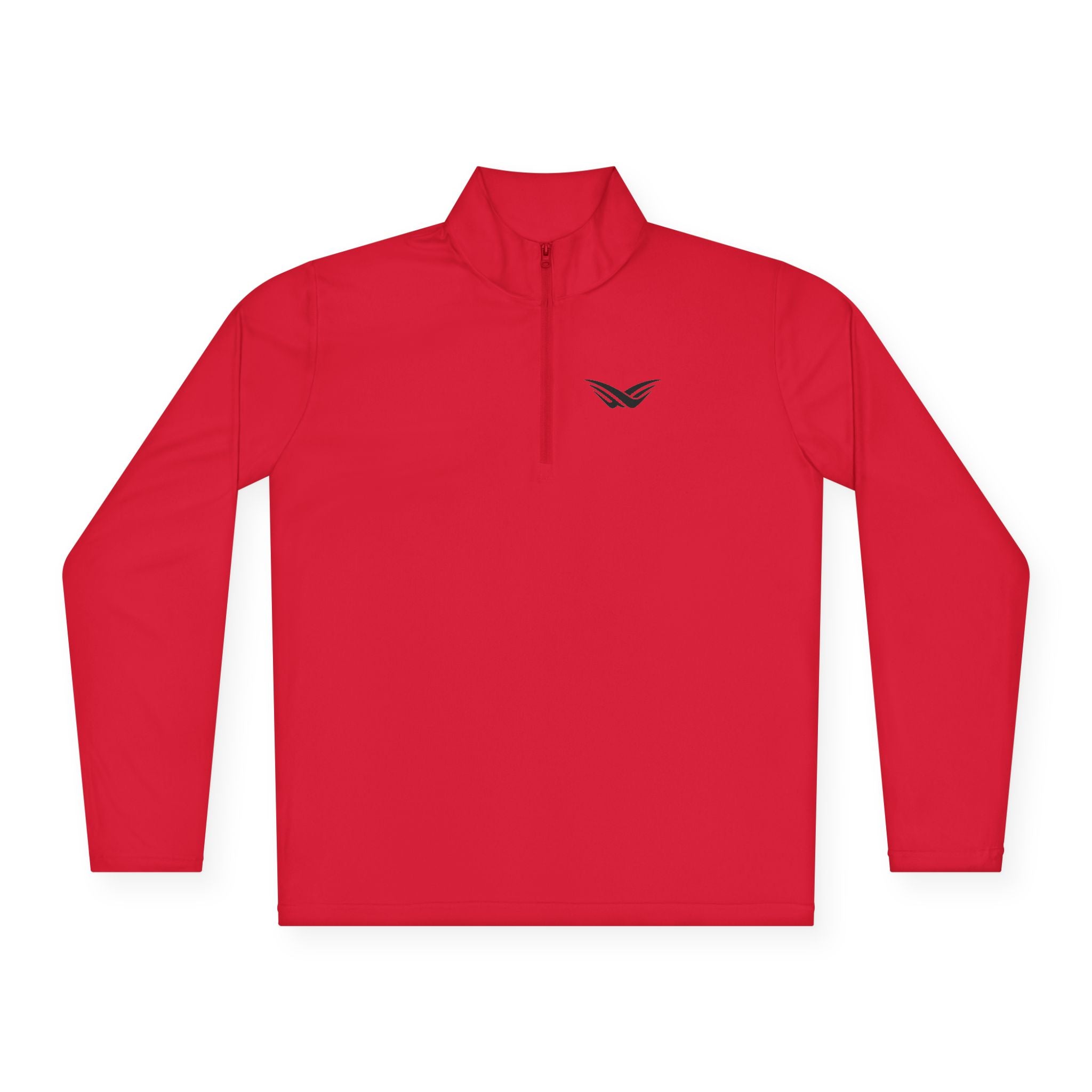 JNG Emblem Quarter-Zip Pullover — Minimalist Wing Logo | Move with Purpose
