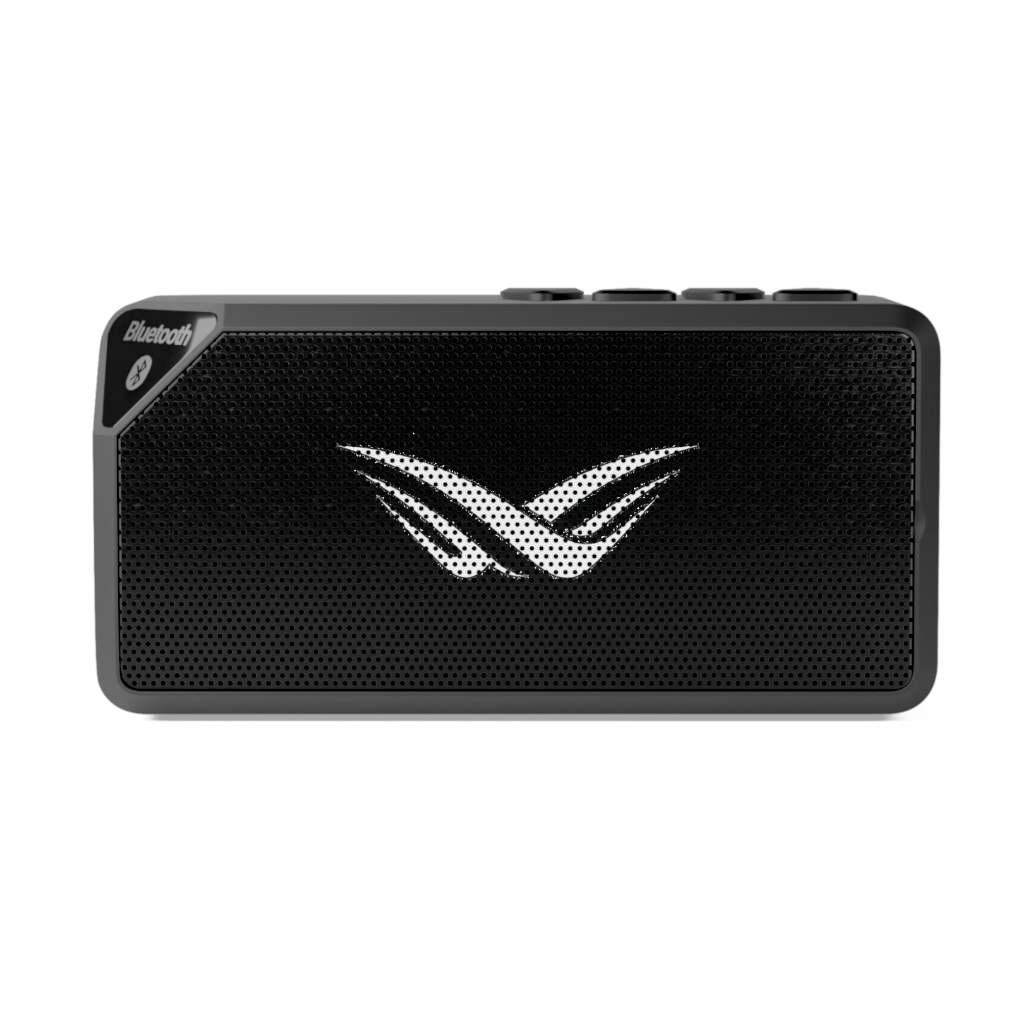 Bluetooth Portable Speaker — Compact Wireless Speaker with Logo Grill, Travel & Outdoor Ready