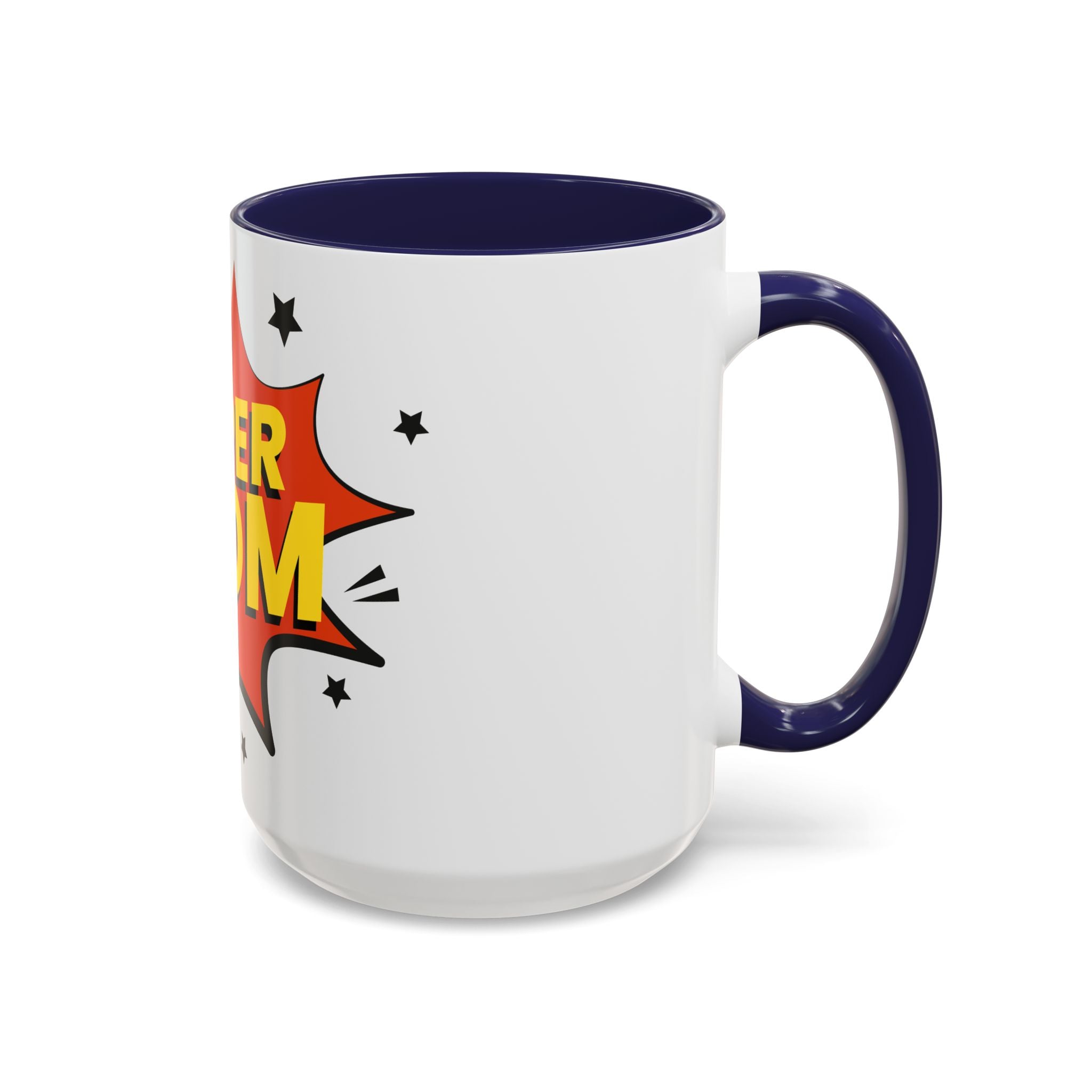Super Mom Coffee Mug — Comic Book Pop Art Mother's Day Gift (11/15oz)