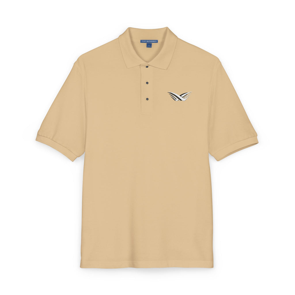 Embroidered Wing Logo Polo Shirt — Classic Lightweight Golf & Casual Polo