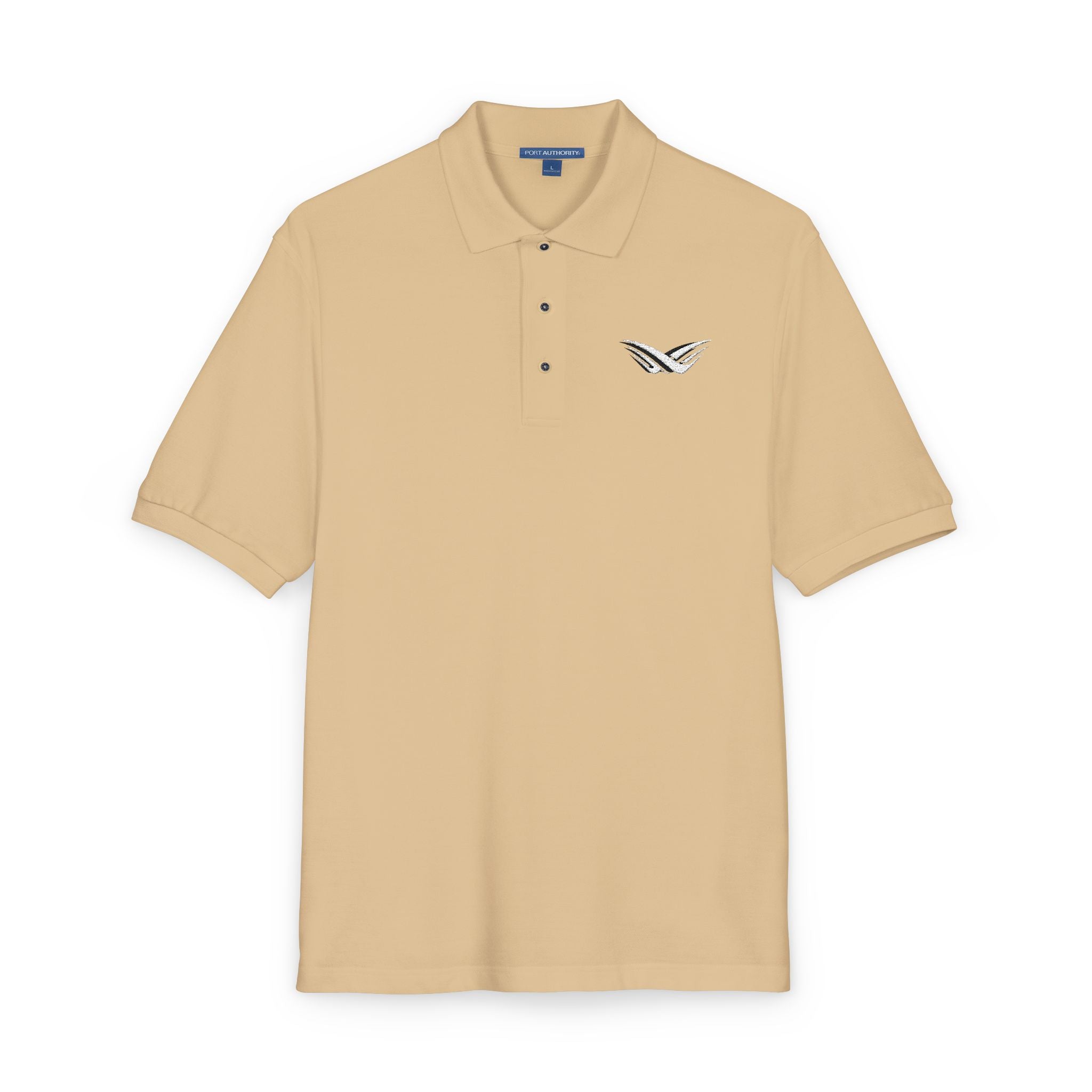 Embroidered Wing Logo Polo Shirt — Classic Lightweight Golf & Casual Polo
