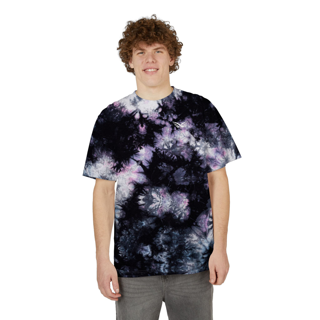 Tie-Dye Spiral Embroidered T-Shirt